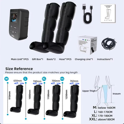 Bottes de récupération à compression d'air