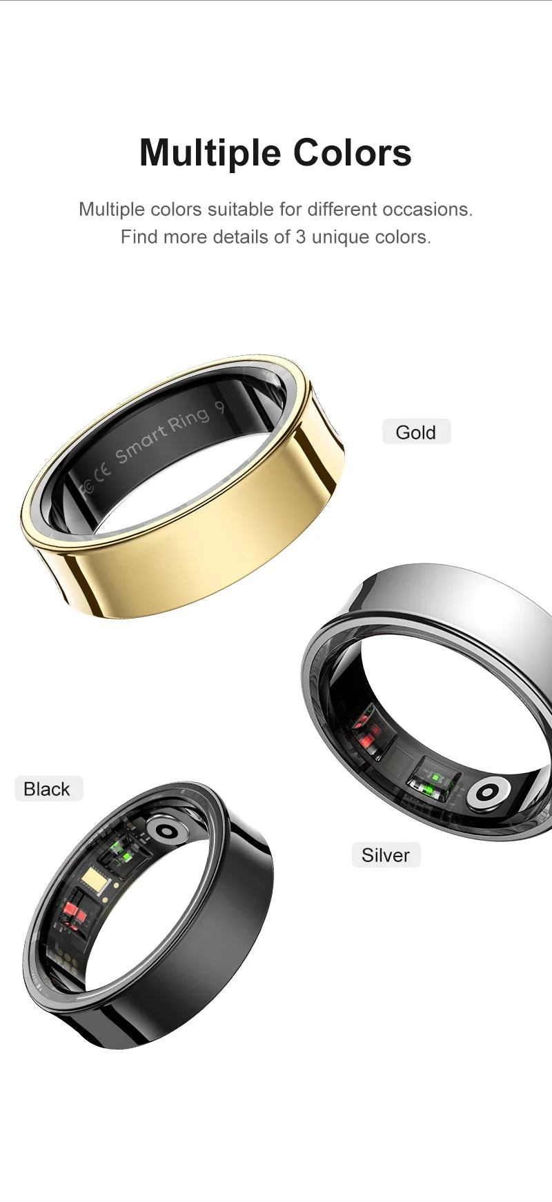 Smarter Ring für Herren