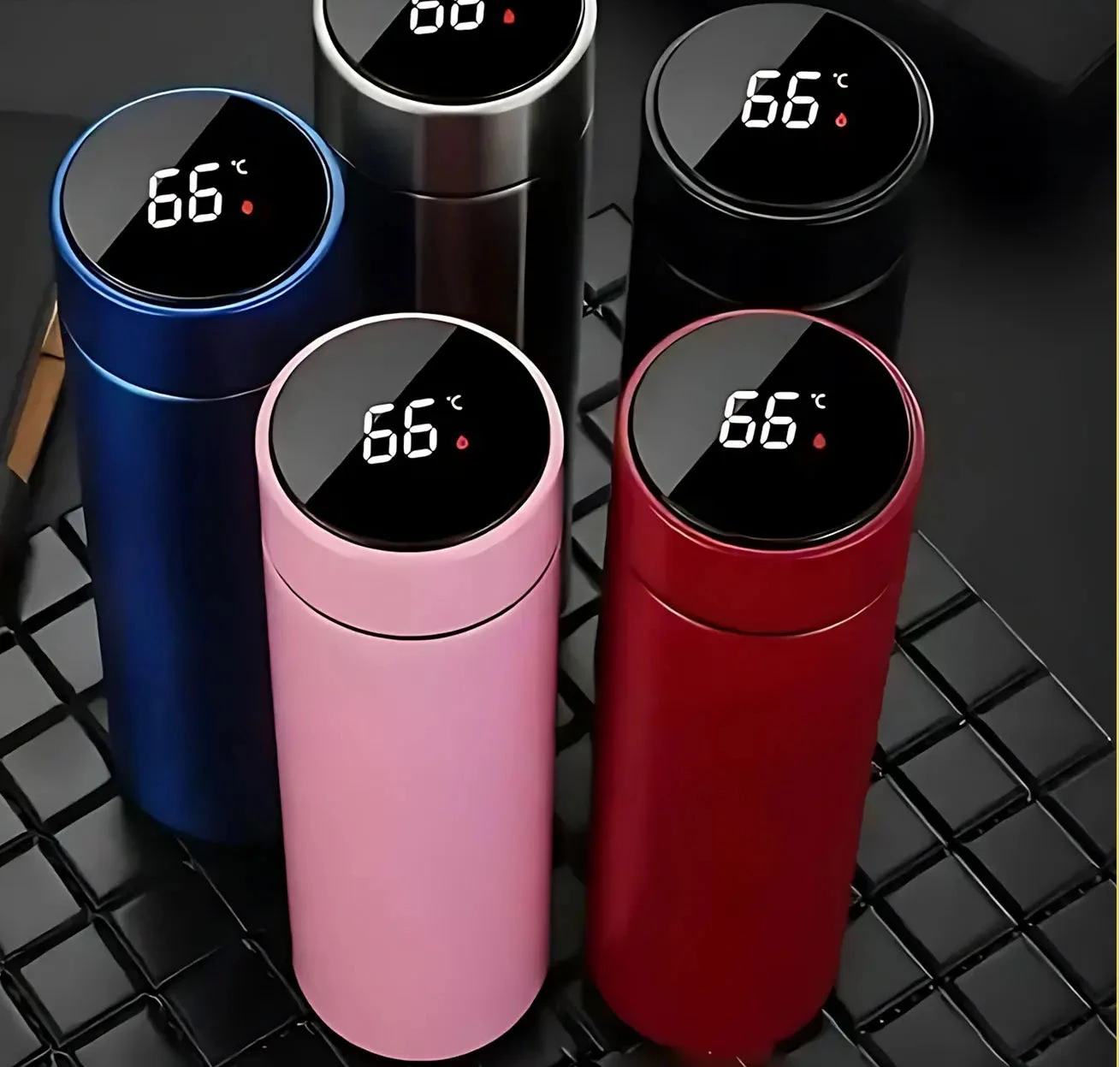 500ML Edelstahl-Thermoskanne mit Temperaturanzeige