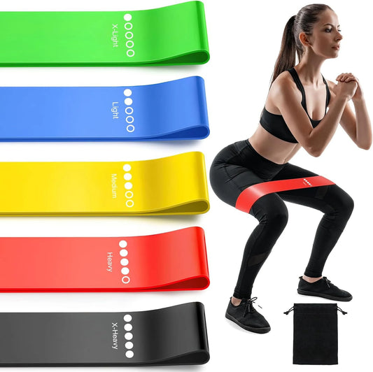 Multi Coloured Resistance Bands Set