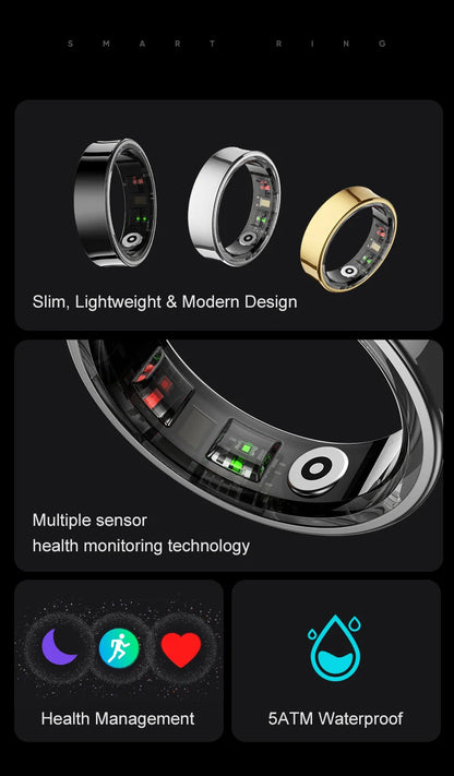Smarter Ring für Herren