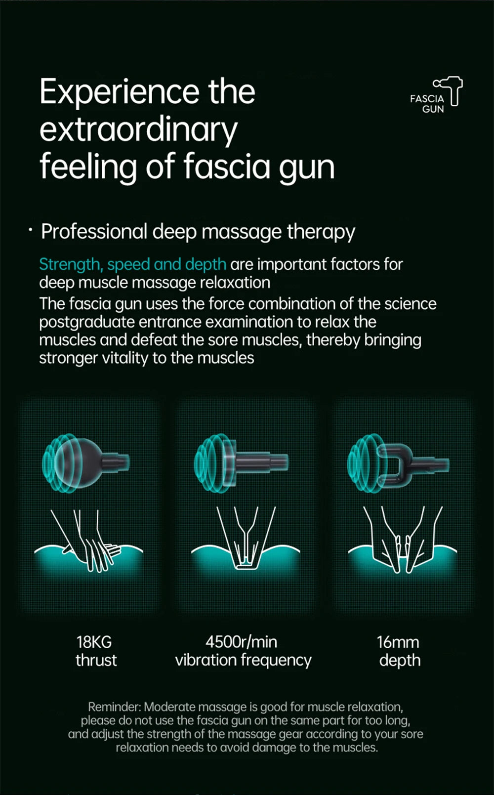 Professionelle Massagepistole