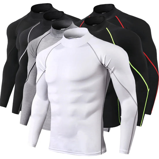 Manches longues de compression pour homme